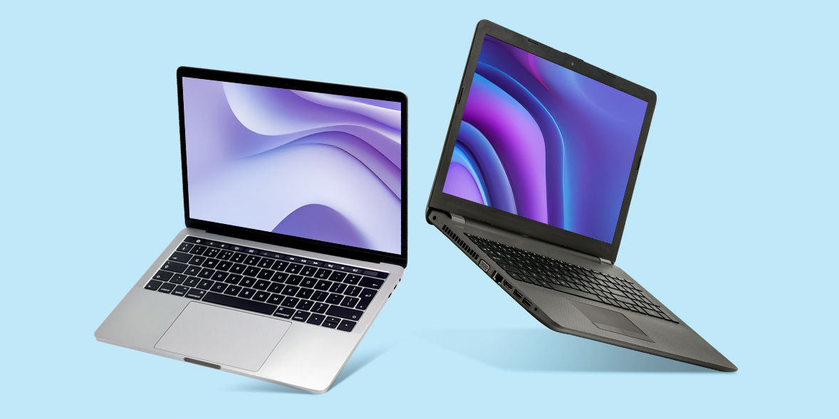 Two laptops