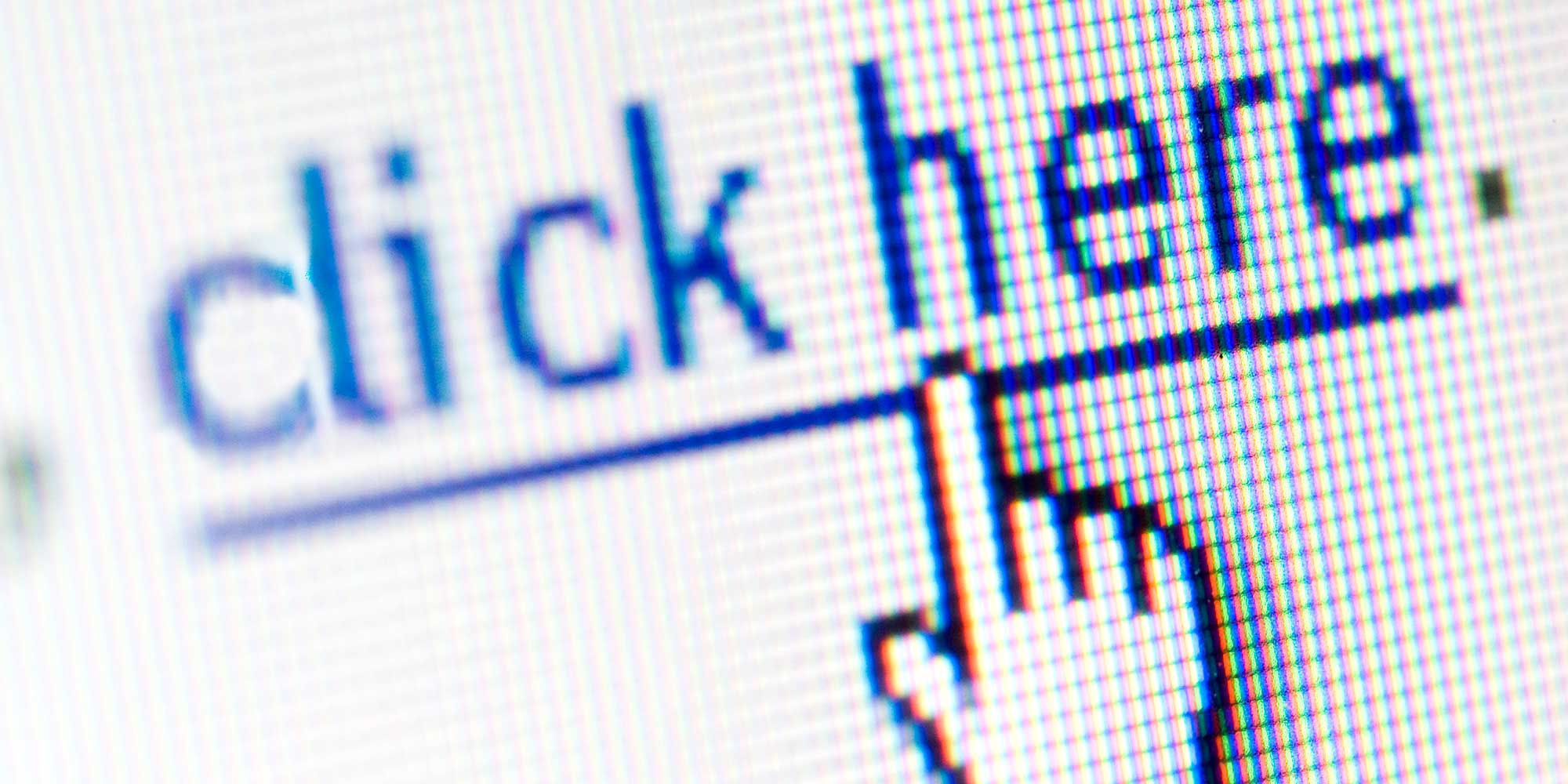 Clicking link
