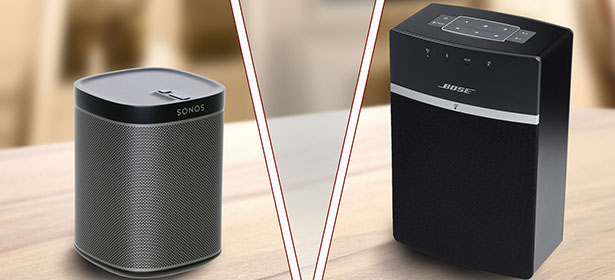 Two wireless speakers