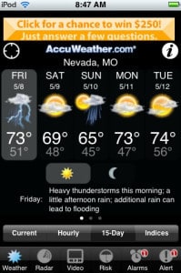 Accuweather App